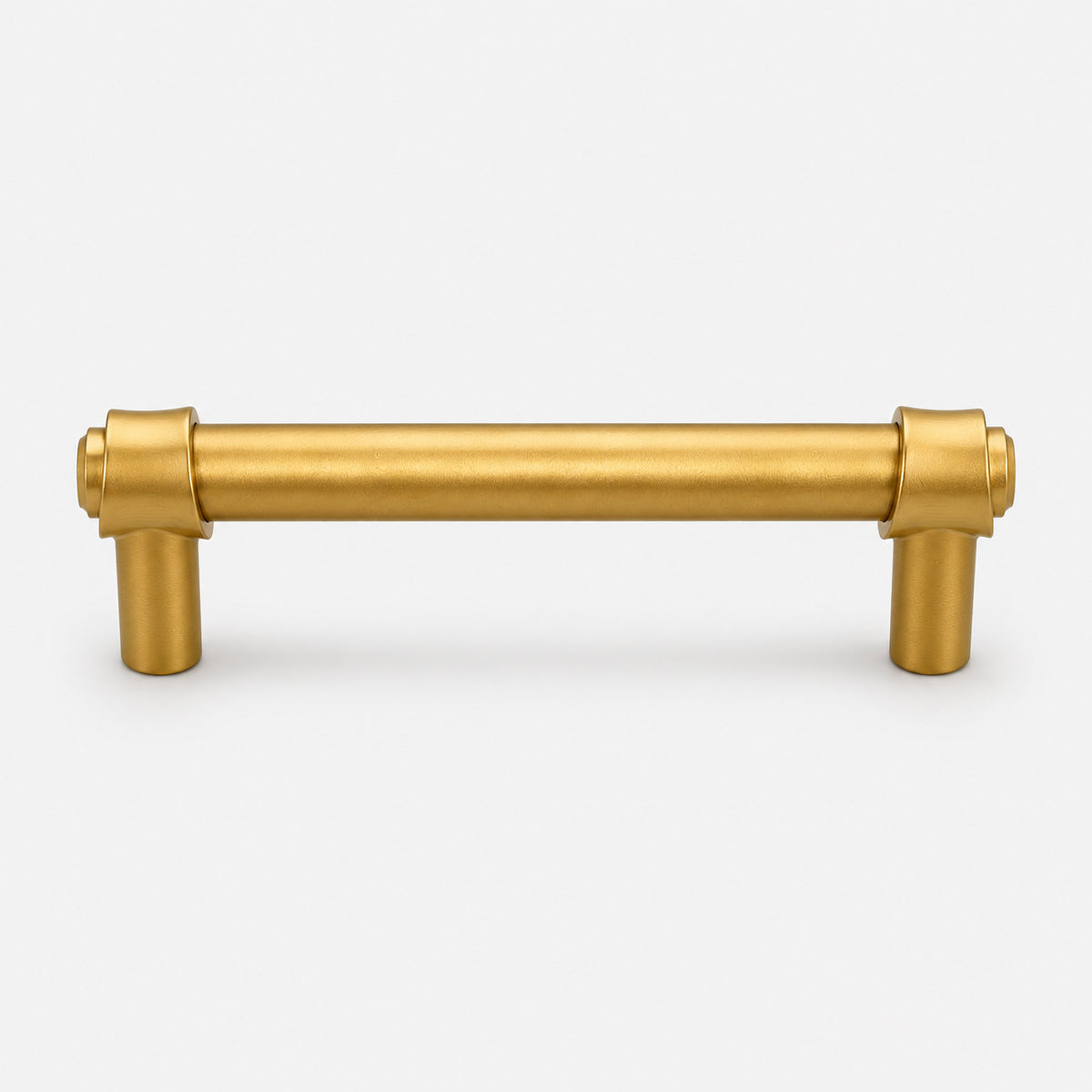 FESTIVO LF8270-96BGB 4.49" Zinc Alloy+ss201 Gold Brass Cabinet Handles Pulls, Bar-Shape Two-Holes 5 Packs