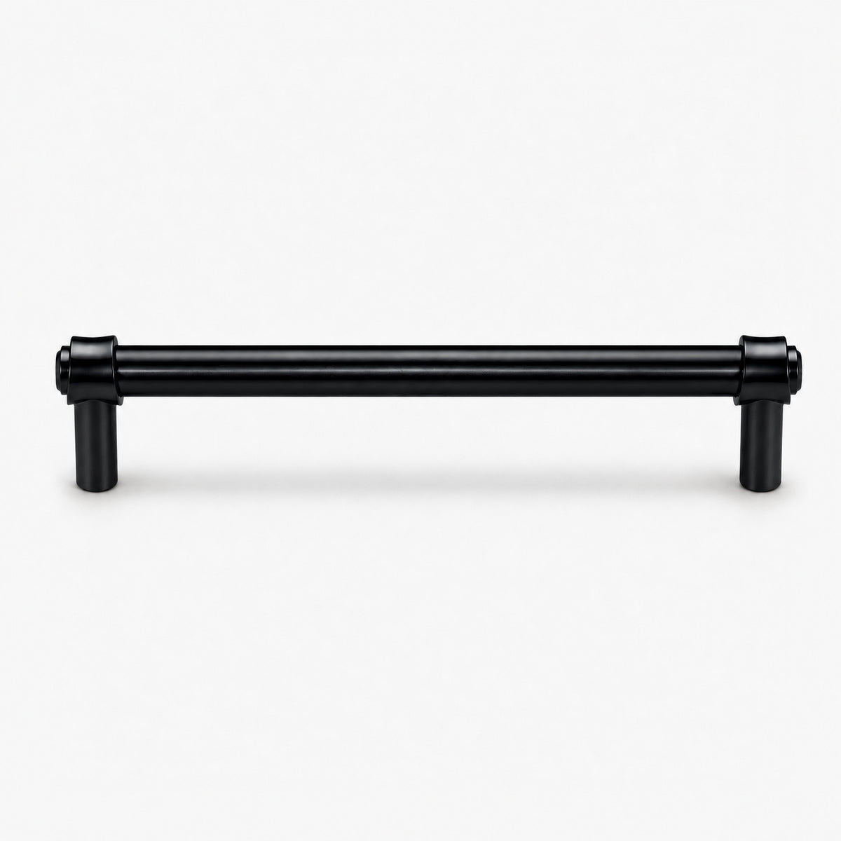 FESTIVO LF8270-160MB 7.01" Zinc Alloy+ss201 Matte Black Cabinet Handles Pulls, Bar-Shape Two-Holes 5 Packs