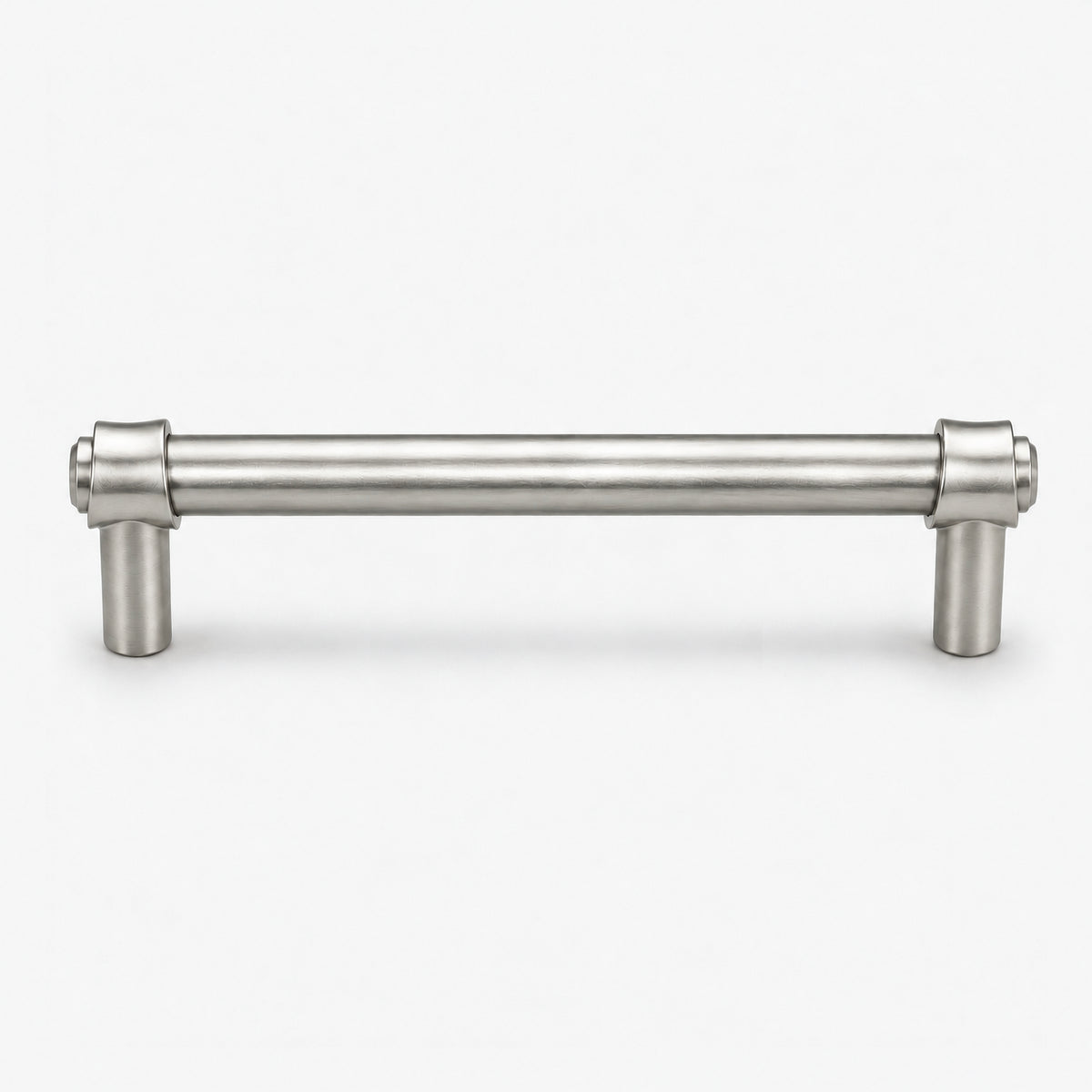 FESTIVO LF8270-128BN 5.75" Zinc Alloy+ss201 Brushed Nickel Cabinet Handles Pulls, Bar-Shape Two-Holes 5 Packs
