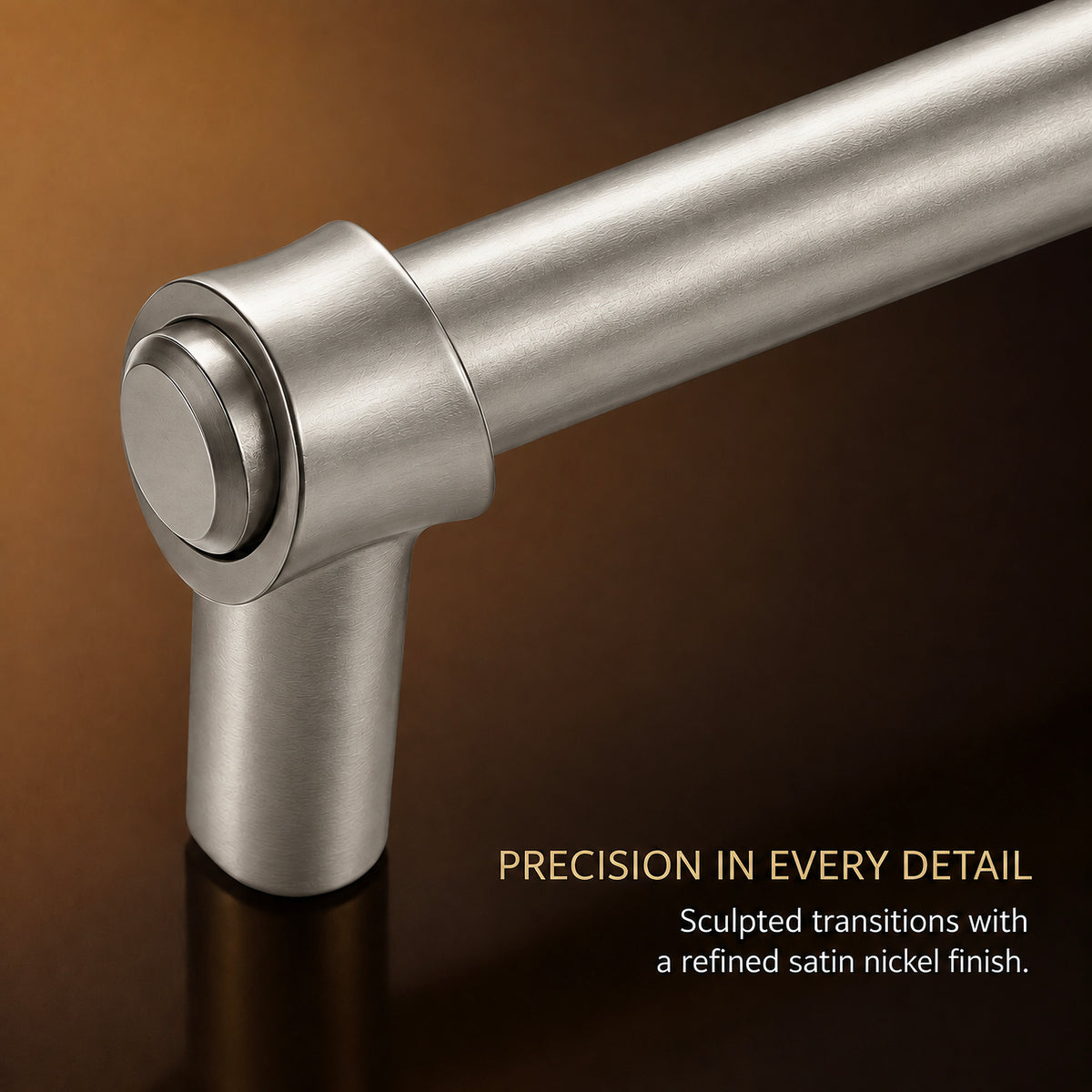 FESTIVO LF8270-96BN 4.49" Zinc Alloy+ss201 Brushed Nickel Cabinet Handles Pulls, Bar-Shape Two-Holes 5 Packs