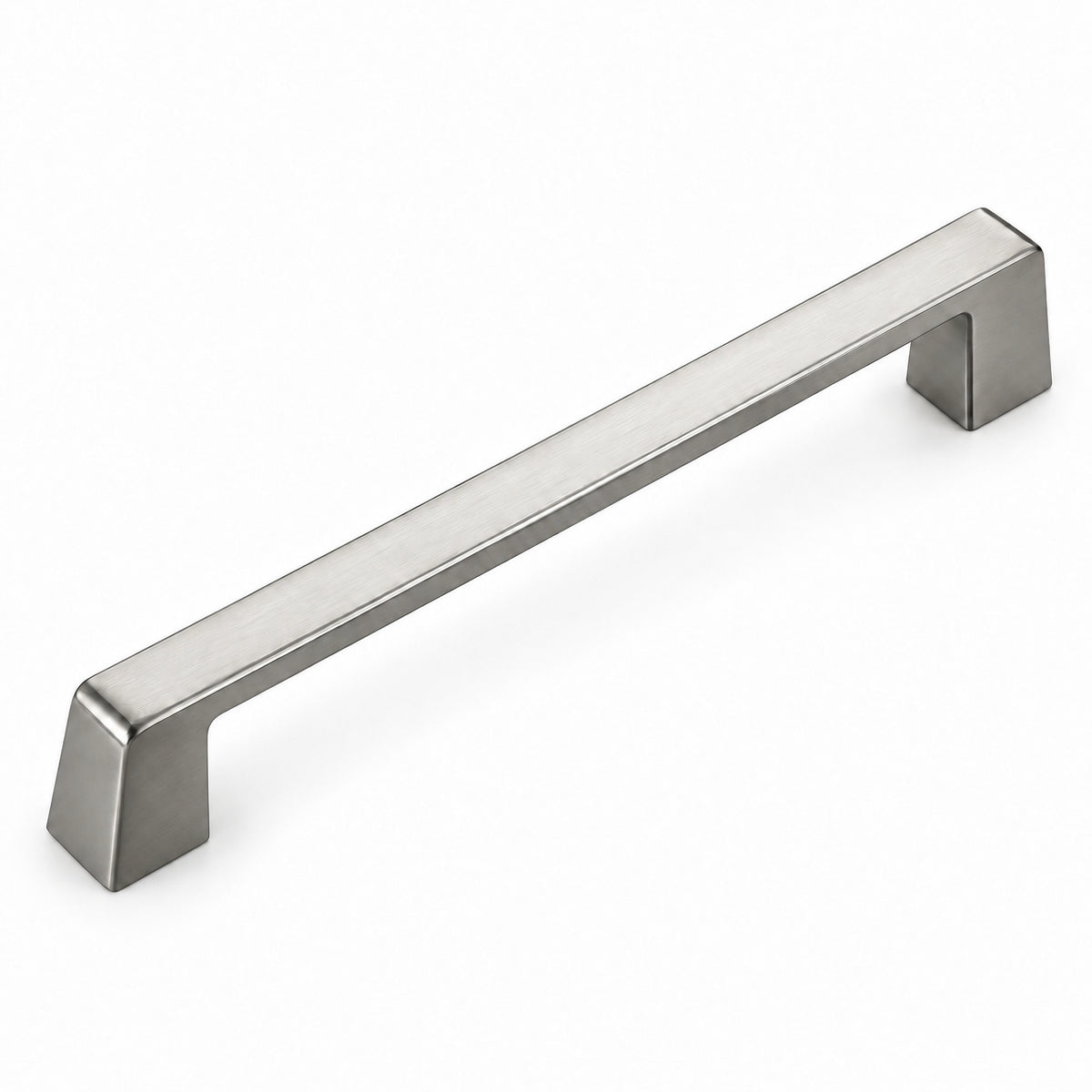 FESTIVO LF8278-160BN 7.24" Zinc Alloy Brushed Nickel Cabinet Handles Pulls, Bar-Shape Two-Holes 5 Packs