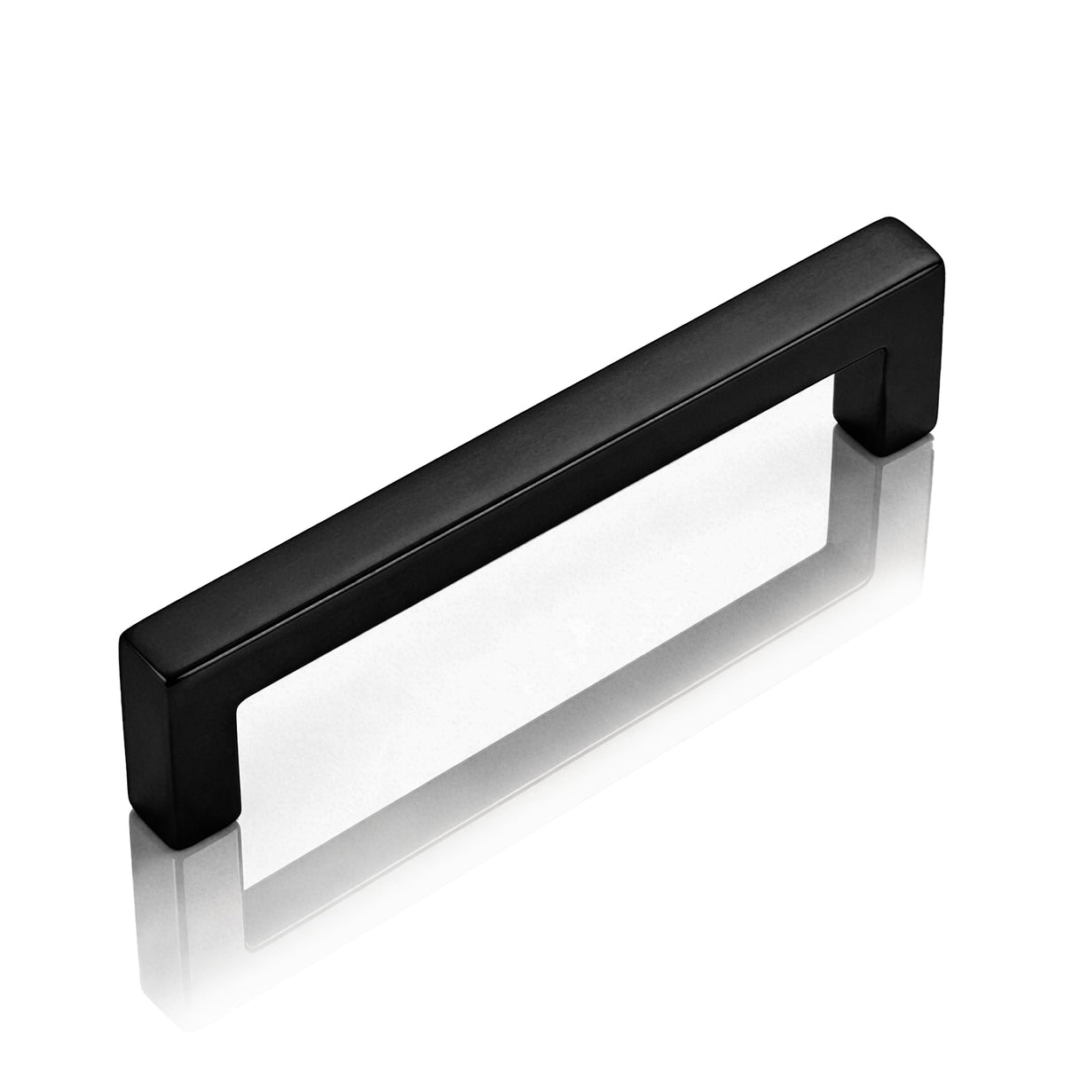 FESTIVO LF8245-96MB 4.2" Zinc Alloy Matte Black Cabinet Handles Pulls, Bar-Shape Two-Holes 5 Packs