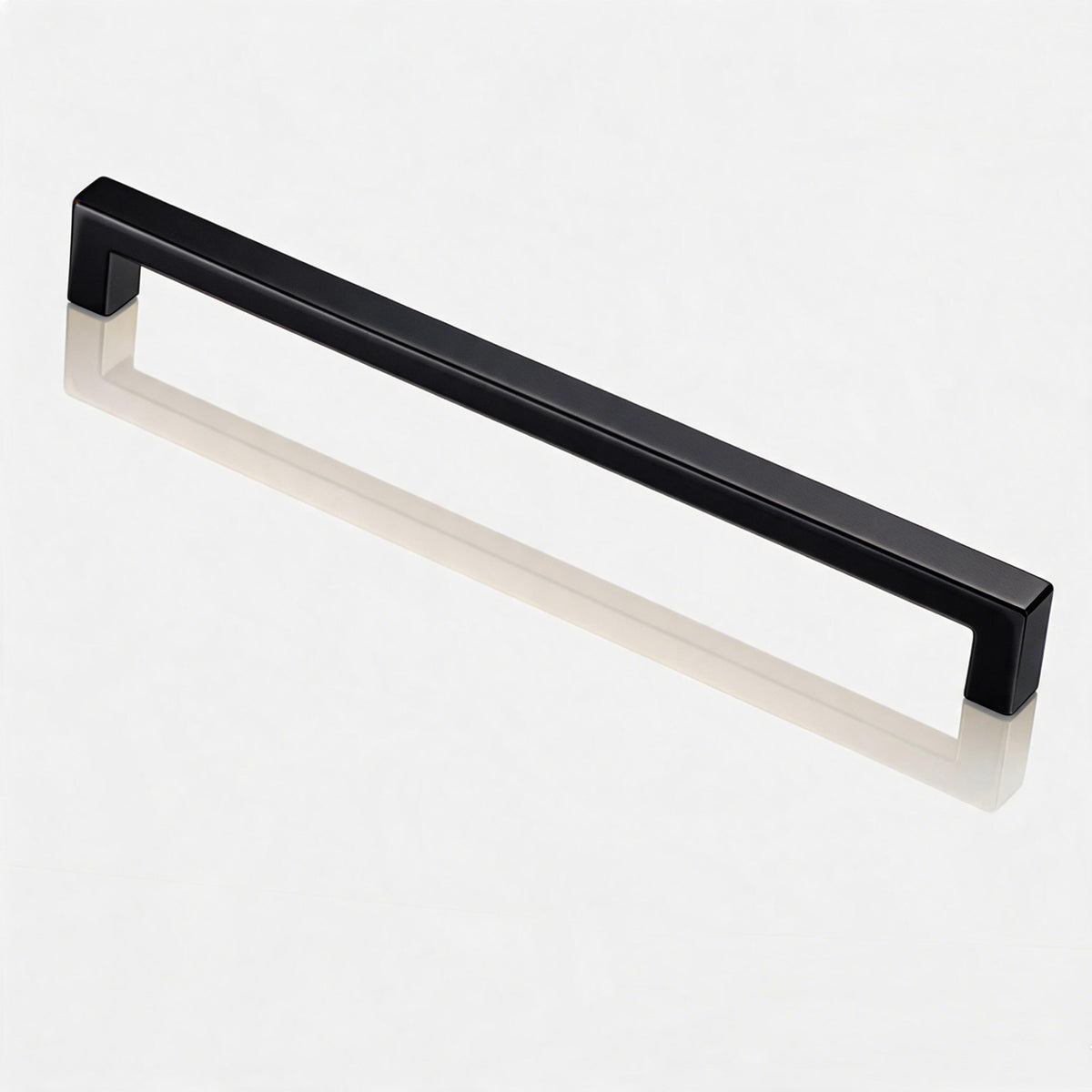 FESTIVO LF8245-160MB 6.7" Zinc Alloy Matte Black Cabinet Handles Pulls, Bar-Shape Two-Holes 5 Packs