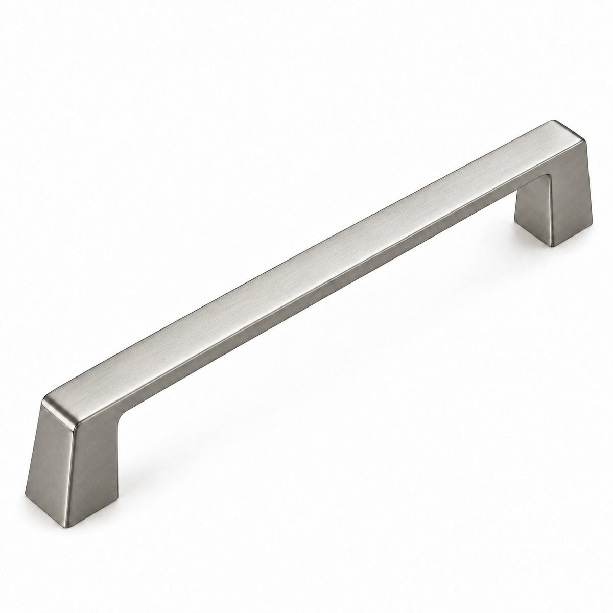 FESTIVO LF8278-128BN 5.98" Zinc Alloy Brushed Nickel Cabinet Handles Pulls, Bar-Shape Two-Holes 5 Packs