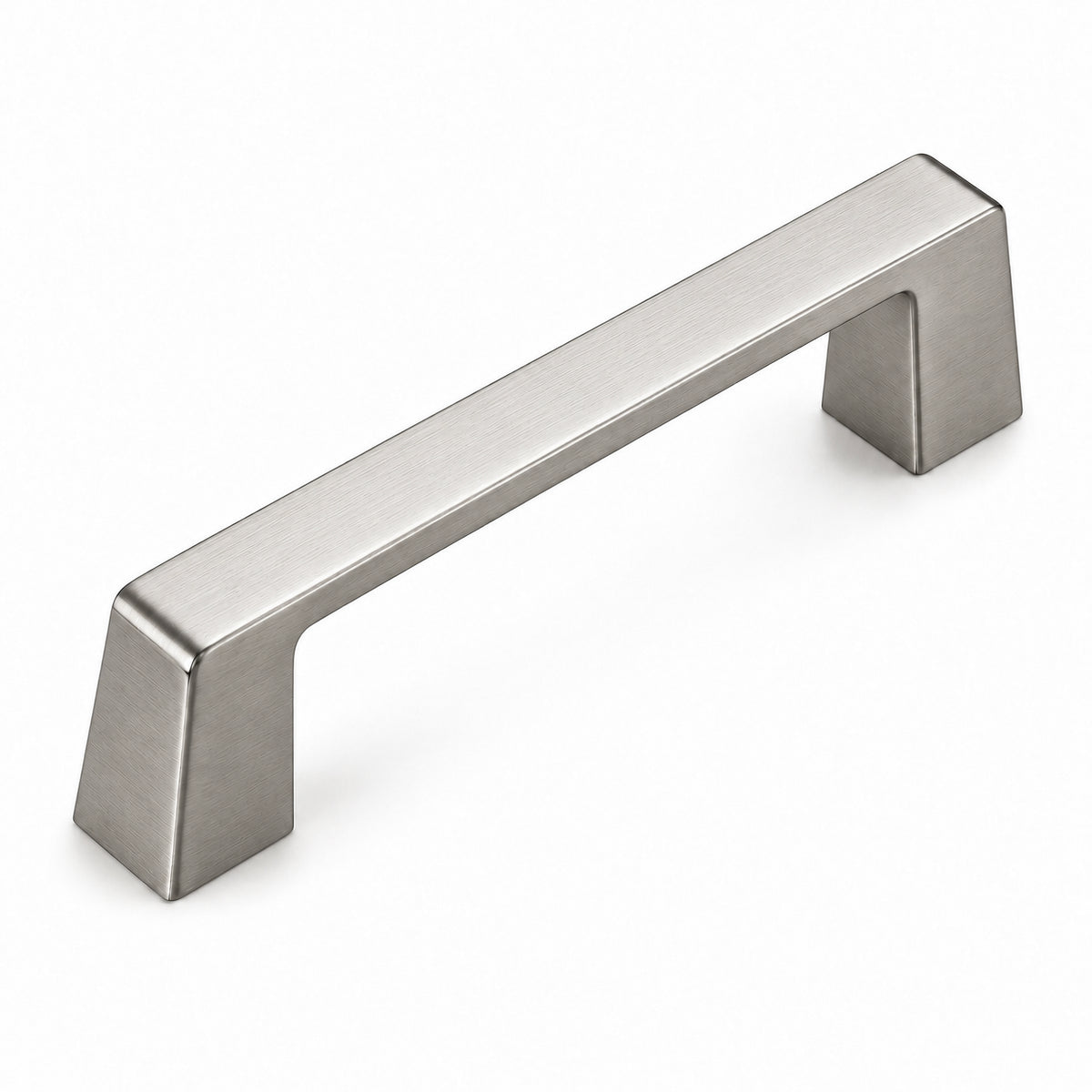 FESTIVO LF8278-96BN 4.72" Zinc Alloy Brushed Nickel Cabinet Handles Pulls, Bar-Shape Two-Holes 5 Packs