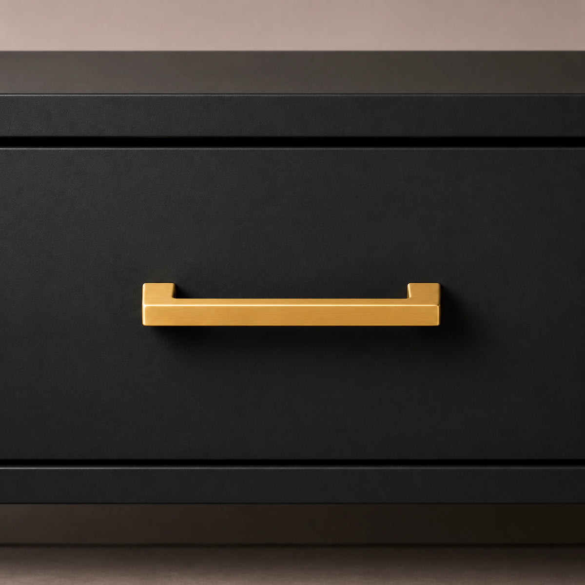 FESTIVO LF8278-128BGB 5.98" Zinc Alloy Brushed Gold Brass Cabinet Handles Pulls, Bar-Shape Two-Holes 5 Packs