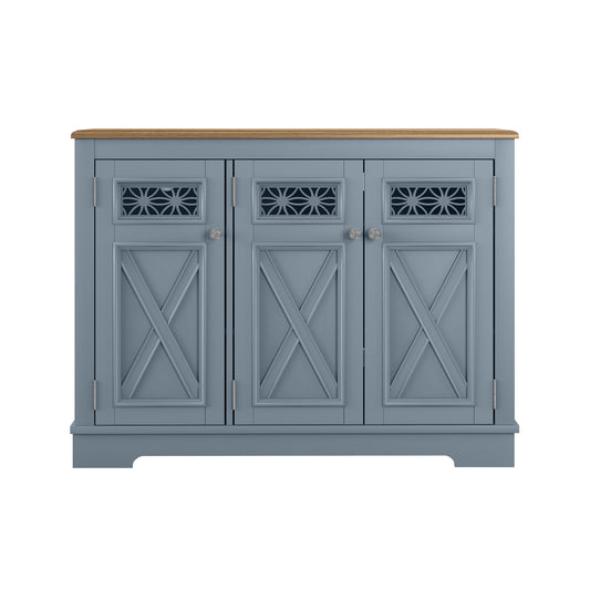 Festivo FCB24130 44.5" Buffet Sideboard Cabinet-Blue