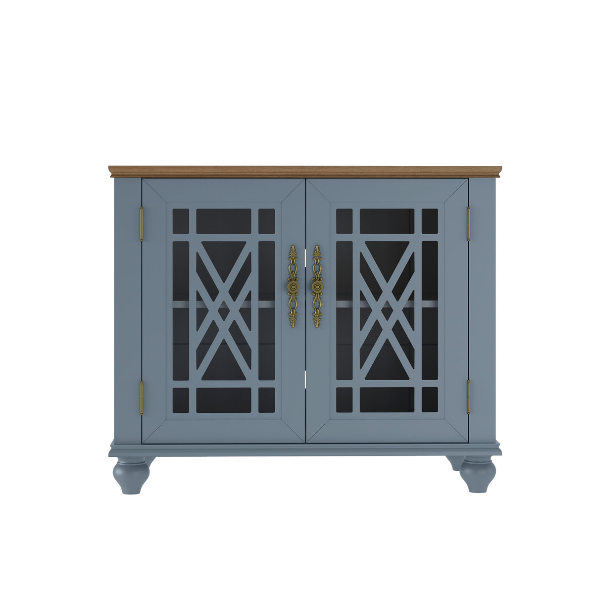 Festivo FCB26425 38" Buffet Sideboard Cabinet-Light Blue