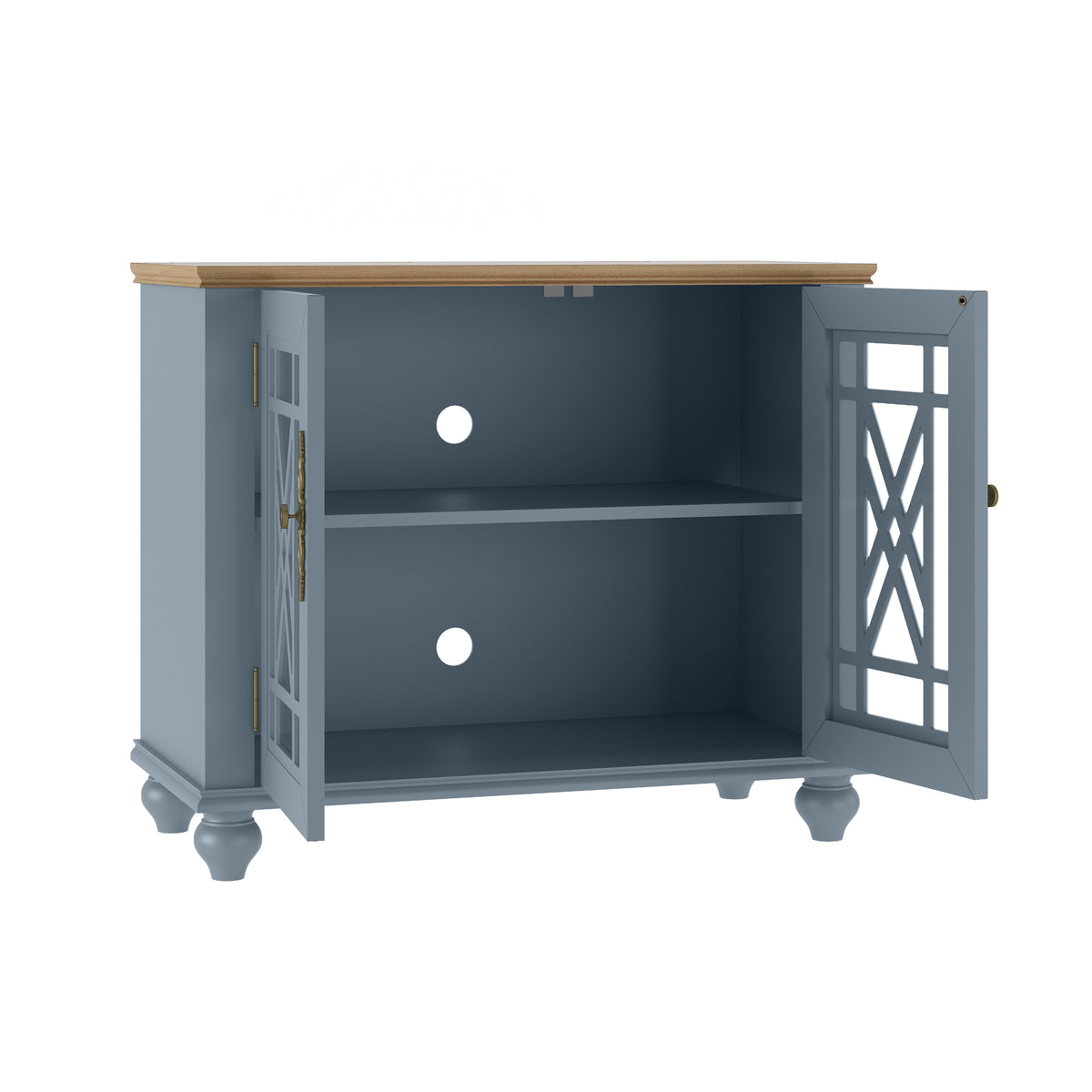 Festivo FCB26425 38" Buffet Sideboard Cabinet-Light Blue