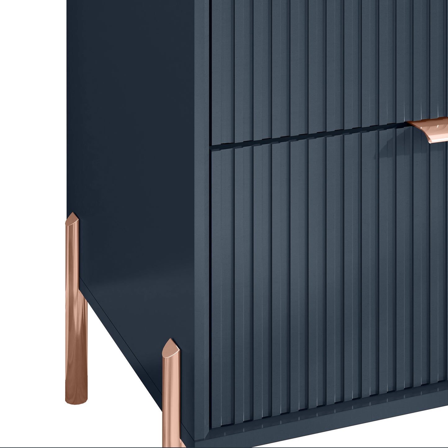 Festivo FDR23143 58" Bedroom Dresser with 3 Drawers-Navy