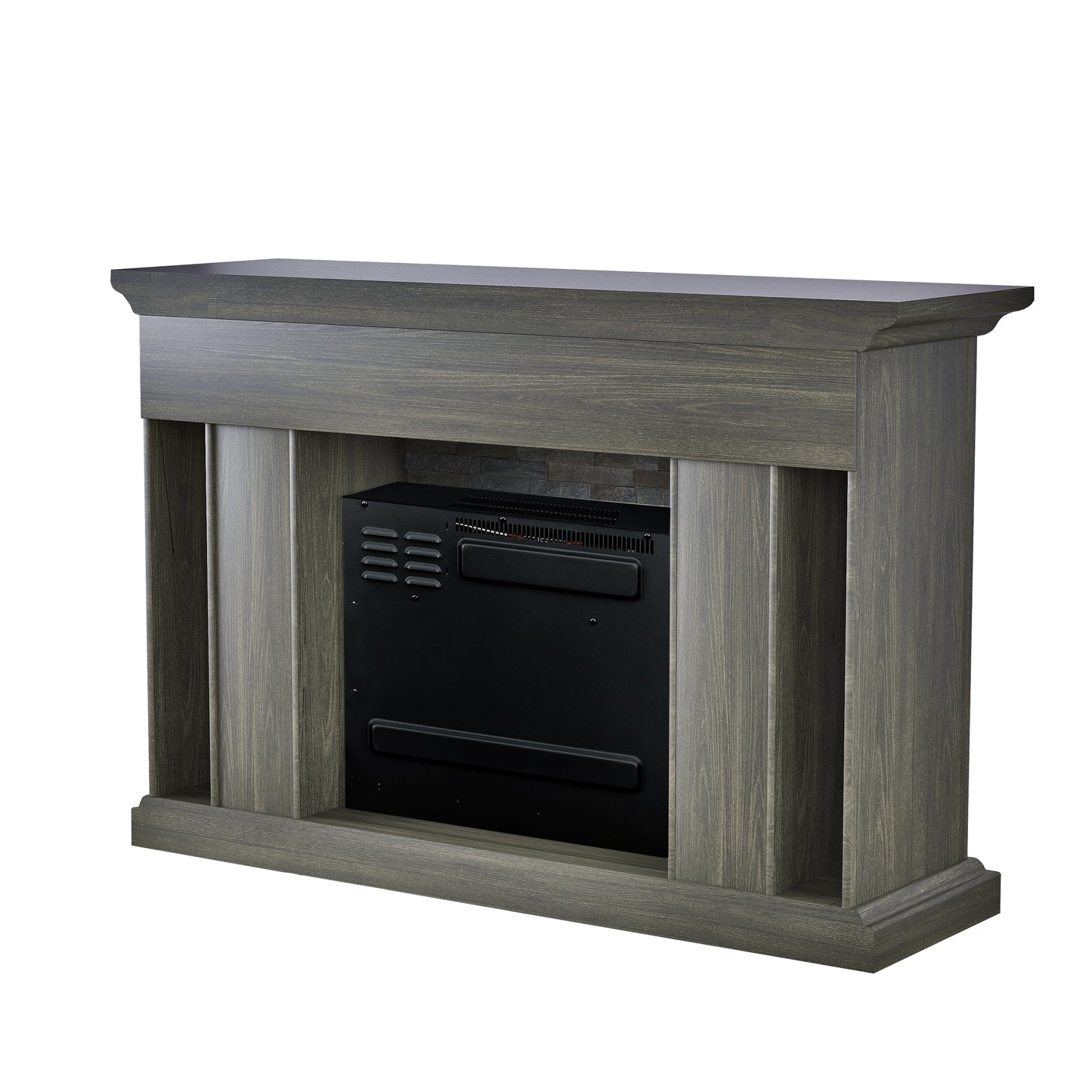 Festivo FFP24226 50" Corner Electric Fireplace Mantel-Brown