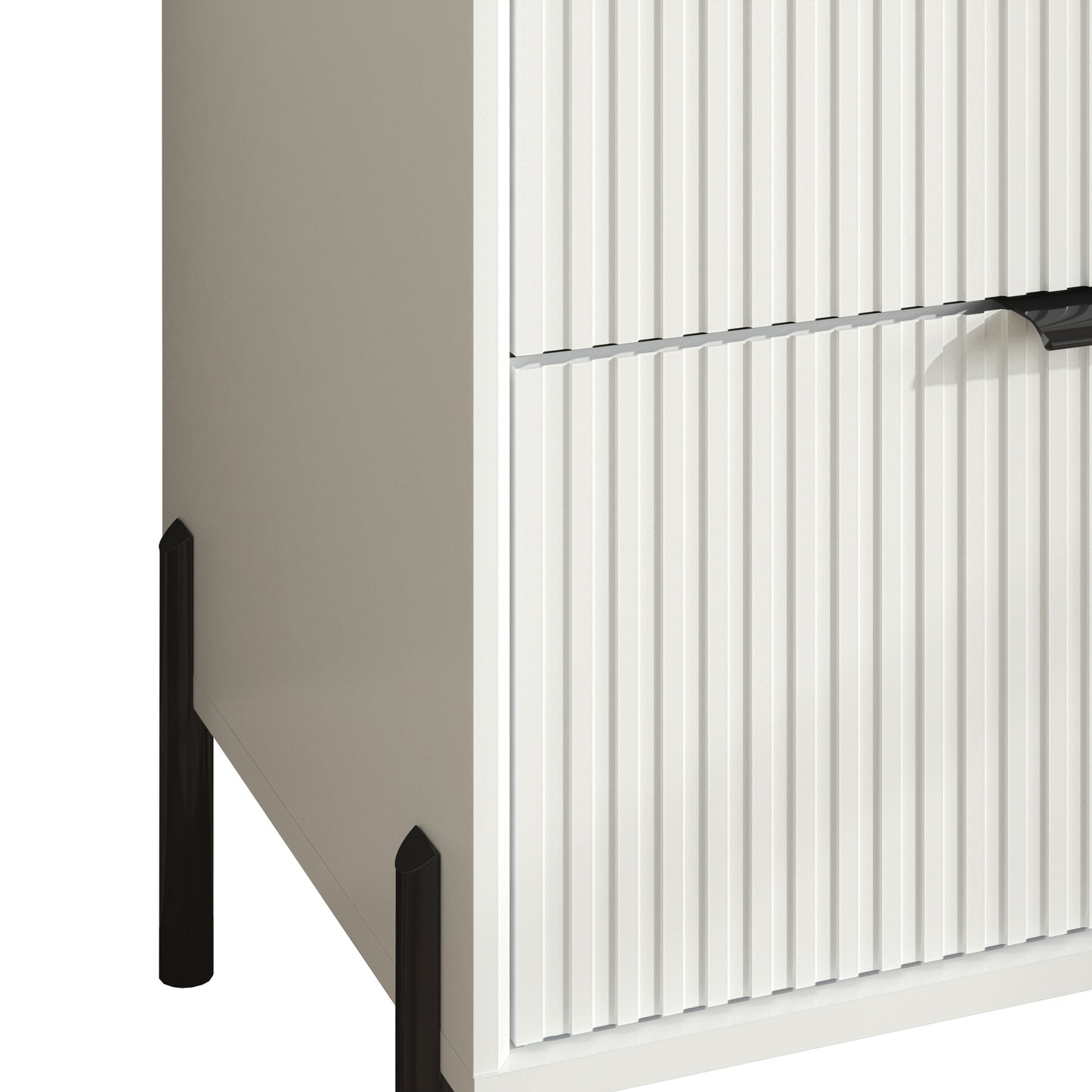 Festivo FNS23112 20.5" Bedroom Nightstands with 2 Drawers-Offwhite