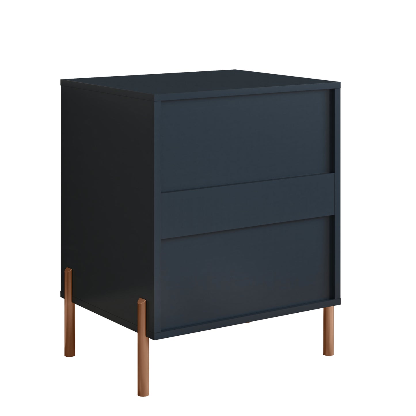 Festivo FNS23113 20.5" Bedroom Nightstands with 2 Drawers-Navy