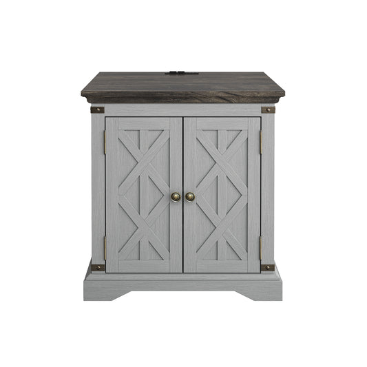 Festivo FST23901 24" Side Table-Grey