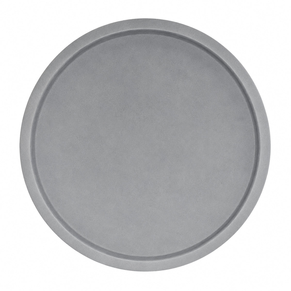 Festivo FCT26132 28" Round MGO Coffee Table with a Natural Stone-Look Finish-Cement Gray