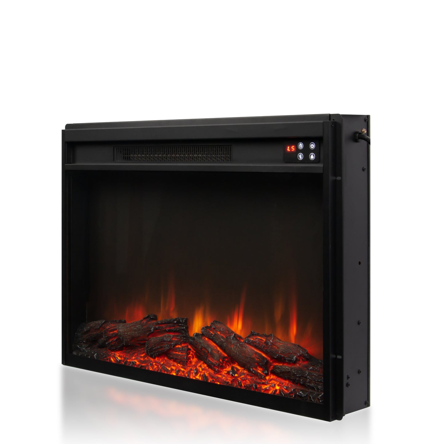 Festivo FTS22319 70" TV Stand with 26" Electric Fireplace-Navy