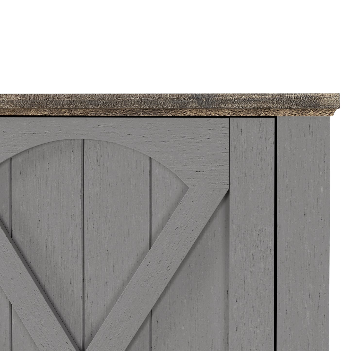 Festivo FTS23237 70" TV Stand with 26" Electric Fireplace-Grey