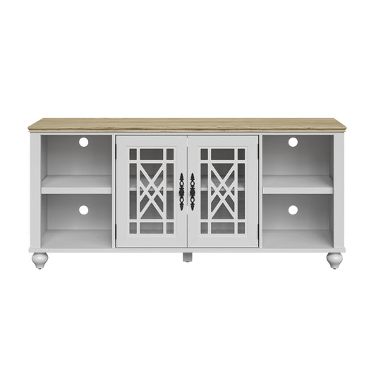 Festivo FTS24643 60" TV Stand-Grayish White