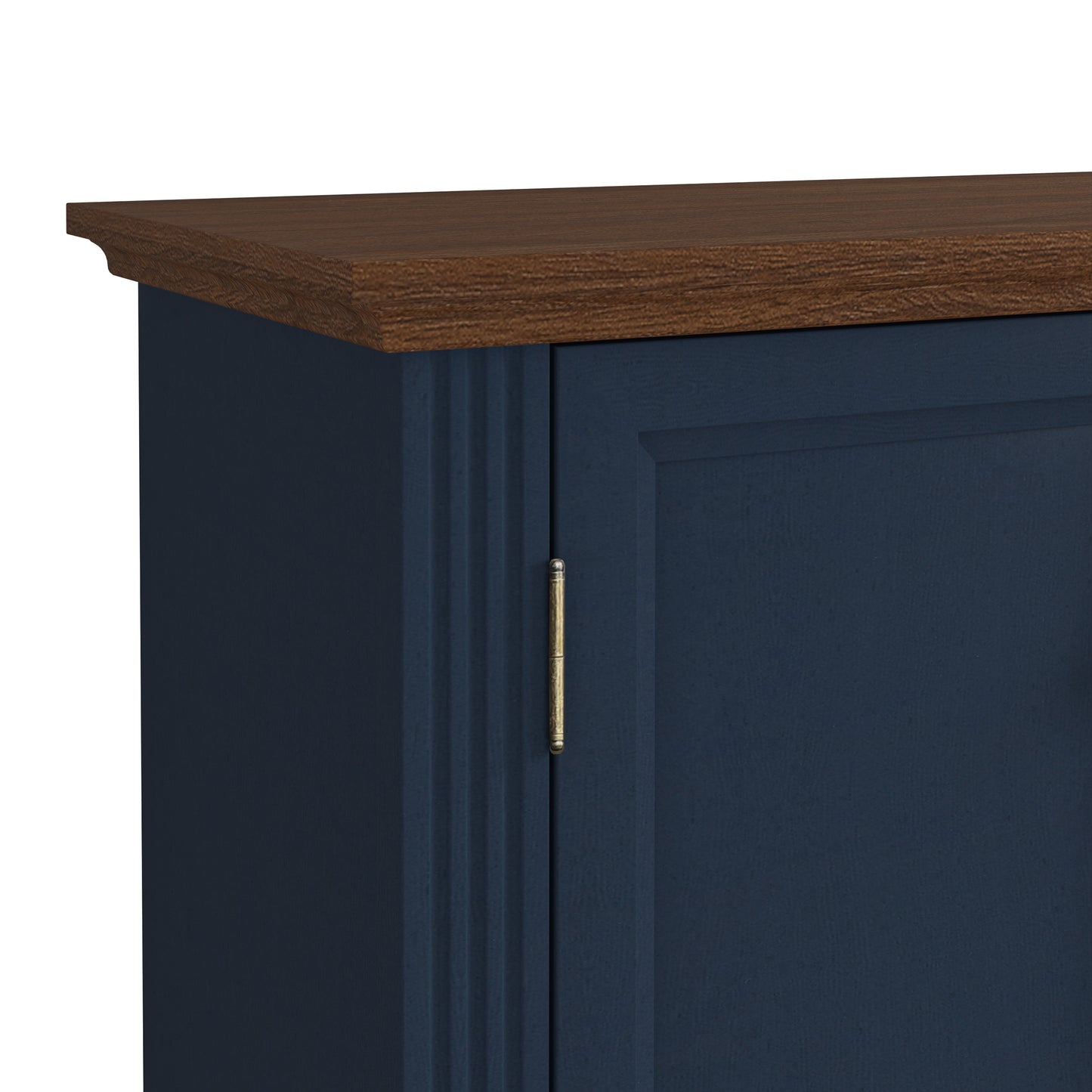 Festivo FTS26011 67" TV Stand with 33" Electric Fireplace-Navy