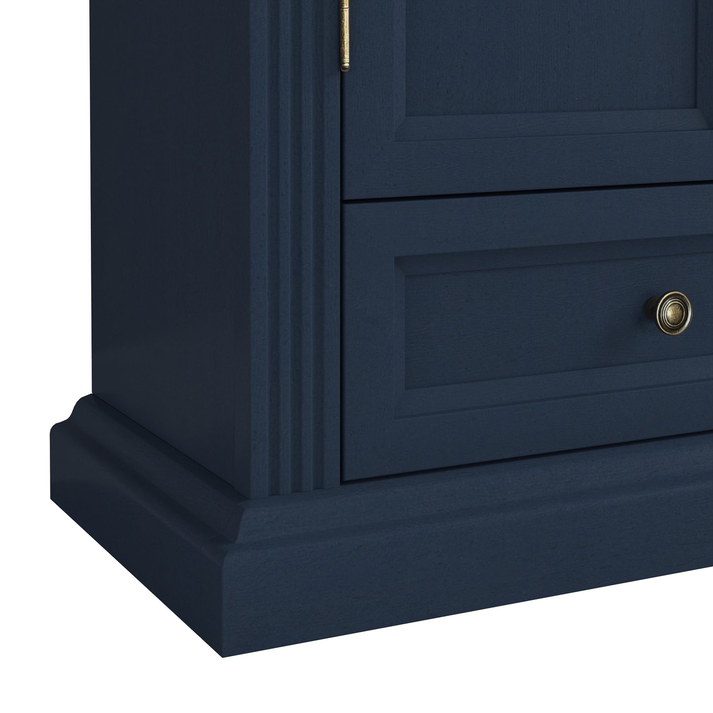 Festivo FTS26011 67" TV Stand with 33" Electric Fireplace-Navy