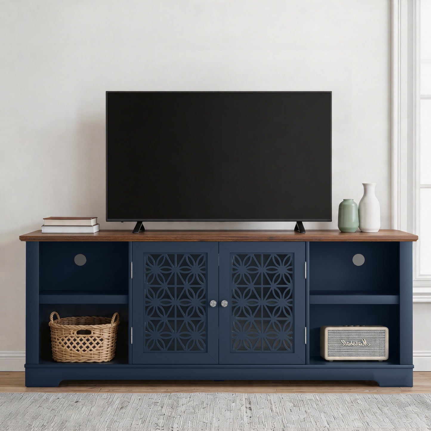 Festivo FTS26915 70" TV Stand-Navy
