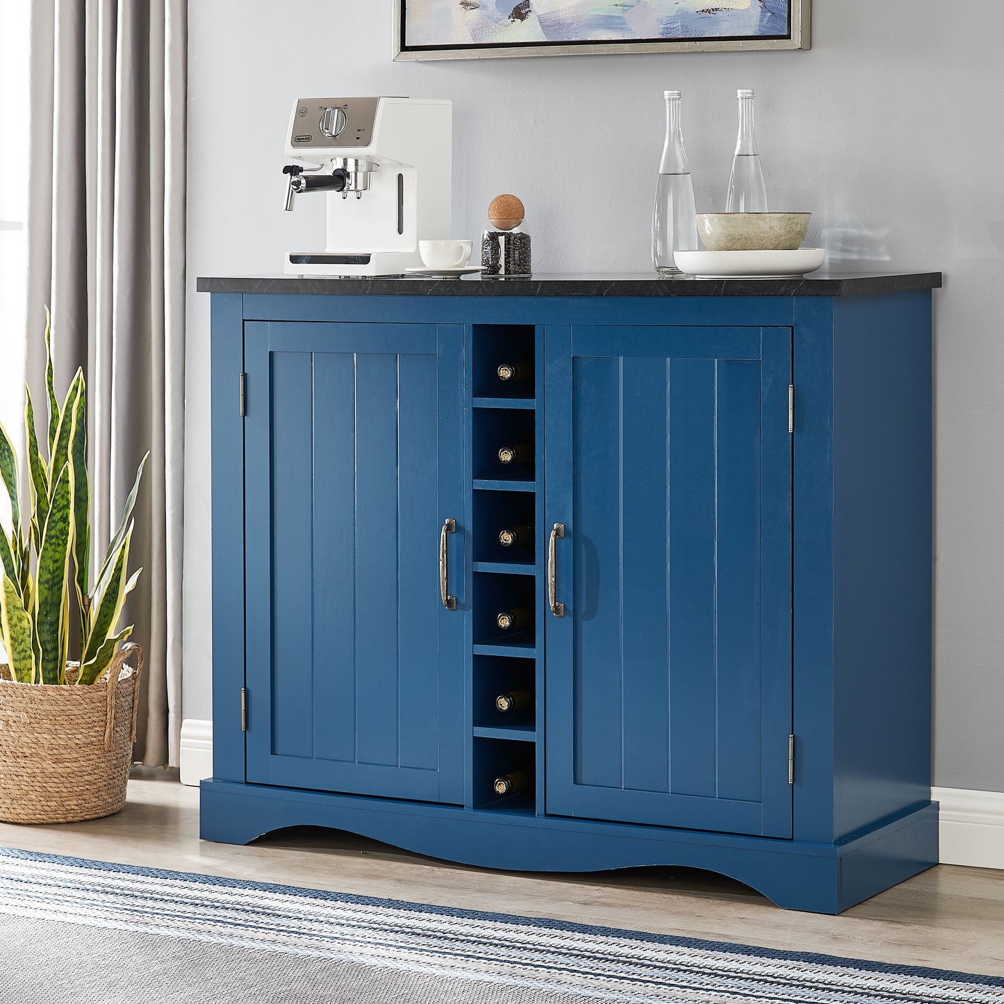 Festivo FWC21180 47" Wine Cabinet-Blue