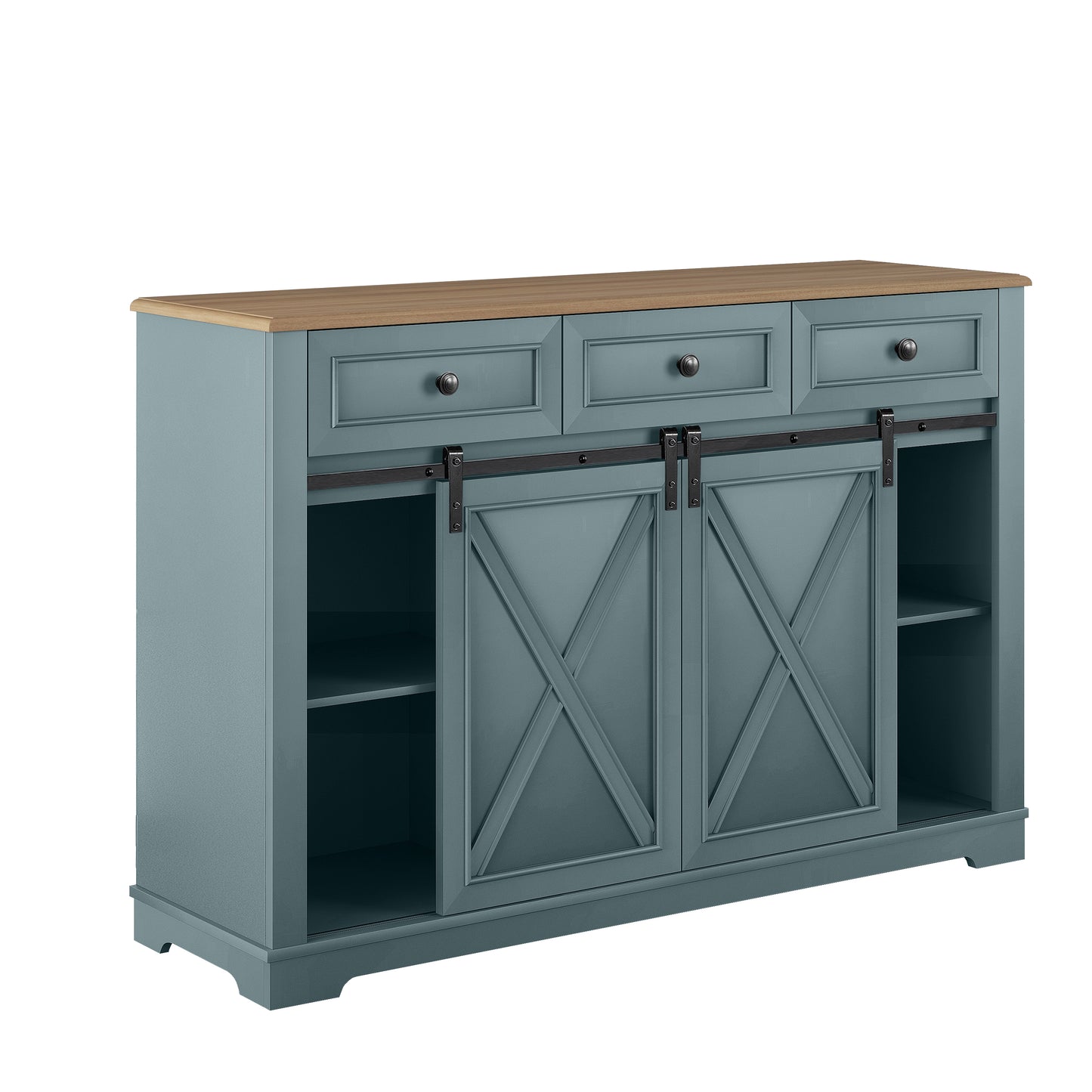 Festivo  FWC23511 54" Wine Cabinet-Blue